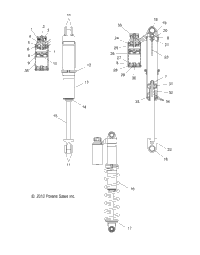 Suspension, Shock, Rear Track, Le All Options