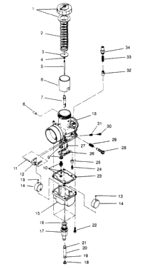 Carburetor Assembly 500 Carb