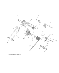 Suspension, Torque Arm, Rear