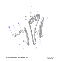 Engine, Camchain, Sprockets And Tensioner