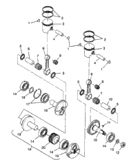 Piston & Crankshaft Super Sport