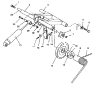 Rear Torque Arm Assembly 500 Efi 0942774 & Efi Sks 0942574