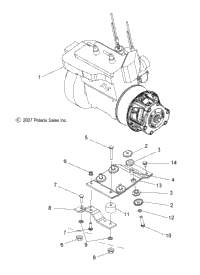Engine, Mounting