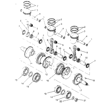 Piston & Crankshaft Storm 0950782, Storm Sks 0950582, Euro Storm E950782