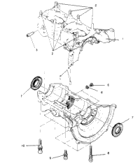 Crankcase Assembly Trail , Trail Deluxe 0952262, & European Tra