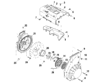 Blower Housing & Recoil Starter S03nb5bs/As03nf5bss03ne5bs