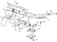 Steering Handlebar Assembly 500 Efi 0942774 & Efi Sks