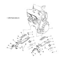 Engine, Mounting