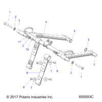 Suspension, Torque Arm, Front