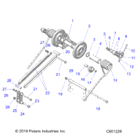 Suspension, Torque Arm, Rear