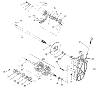 Drive Train Assembly 500 Carb