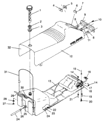 Seat & Gas Tank 440