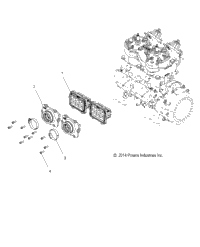 Engine, Reed Valve & Carb. Adaptor