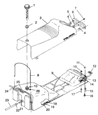 Seat & Gas Tank A