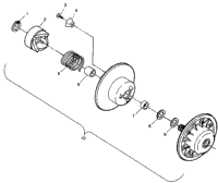 Driven Clutch Lite Gt & European Lite Gt E973133