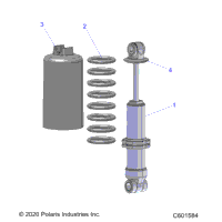 Suspension, Shock, Front Track (C601584)