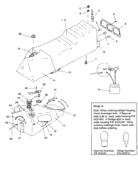 Seat & Gas Tank Assembly Classic Touring / 0930865