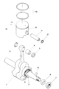 Piston And Crankshaft Star