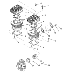 Cylinder Assembly Trail Deluxe/0930243