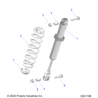 Suspension, Shock, Ifs (C601786)