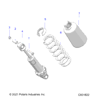 Suspension, Shock, Front Track (C601822)