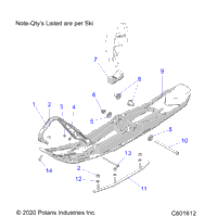 Steering, Ski Asm