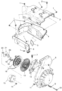 Blower Housing & Recoil Starter Super Sport