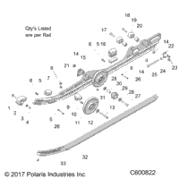Suspension, Rail, Lh/Rh
