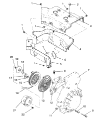 Blower Housing & Recoil Starter Assembly Widetrak Gt