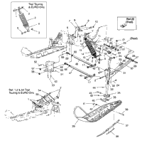 Front Suspension & Ski Trail 0962761, Trail Touring 0962262, & European