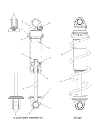 Suspension, Shock, Front Track (601550)