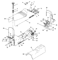 Seat & Gas Tank Trail 0962761, Trail Touring 0962262, & European Trail