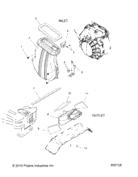 Engine, Air Inlet & Outlet Ducts
