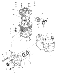 Crankcase & Cylinder (4910951095019A)