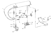 Exhaust System Widetrak Lx & European Widetrak Lx E972065