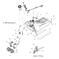 Fuel System, Fuel Tank, Lines, Rail & Throttle Body