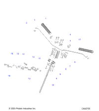 Steering, Upper & Handlebar Asm