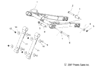 Suspension, Torque Arm, Front
