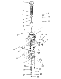 Carburetor Assembly 440 Xcr
