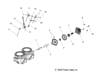 Engine, Exhaust Valves & Solenoid