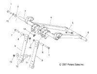 Suspension, Torque Arm, Front