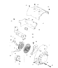 Blower Housing And Recoil Starter Indy Lite