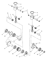 Piston & Crankshaft Lite Gt/0933133