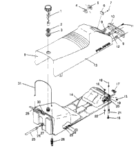 Seat & Gas Tank Assembly Trail
