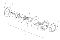 Driven Clutch Assembly Classic / & Classic Touring / 0930865