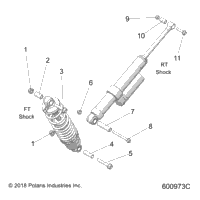 Suspension, Shock Mounting, Rear Susp