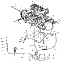 Engine Mounting 700 Rmk 0970966, 700 Sks & European 700 Sks E970