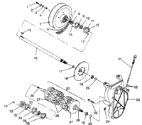 Drive Train Assembly Storm 0965782, Storm Sks 0965582, Euro Storm ,