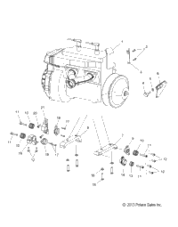 Engine, Mounting & Short Block