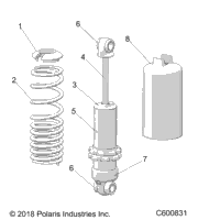 Suspension, Shock, Front Track
